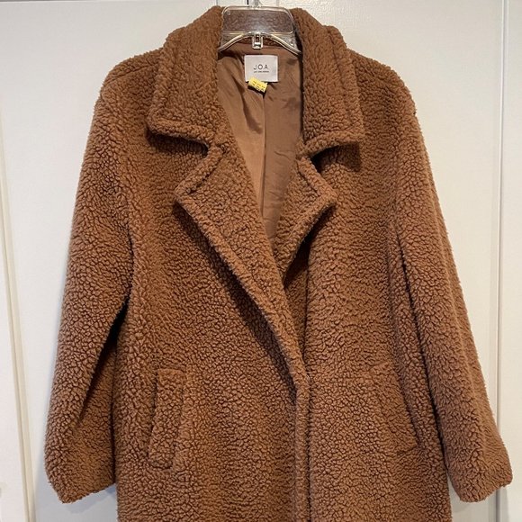 Long J.O.A. Teddy Coat - Picture 2 of 3